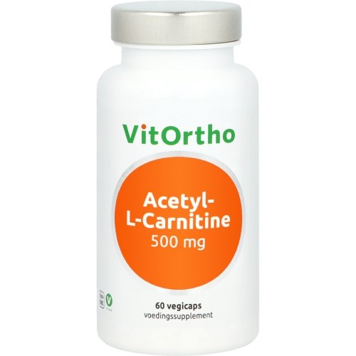 60 Vegicaps VitOrtho Acetyl-L-Carnitine 500 mg