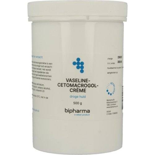 500 gram Bipharma Vaseline-Cetomacrogolcrème