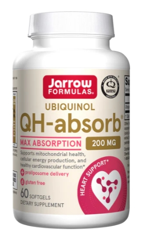 Jarrow Formulas Ubiquinol QH-absorb 200 mg 60 Softgels