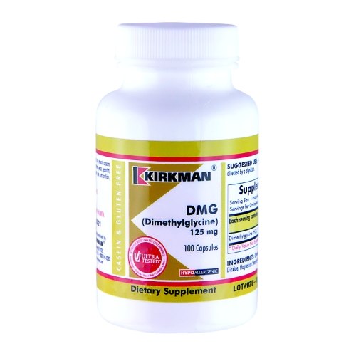 100 capsules Kirkman DMG (Dimethylglycine) 125 mg