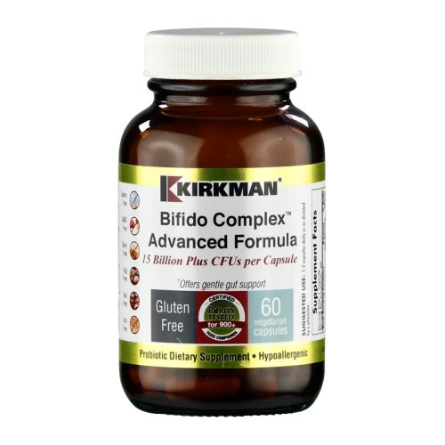 60 capsules Kirkman Bifido Complex Advanced Formula Hypoallergenic