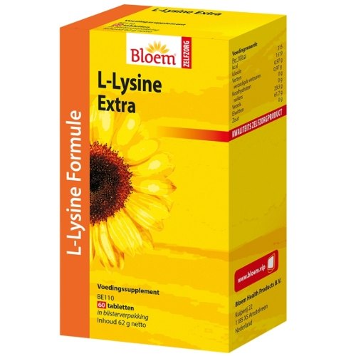 60 Tabletten Bloem L-Lysine Extra