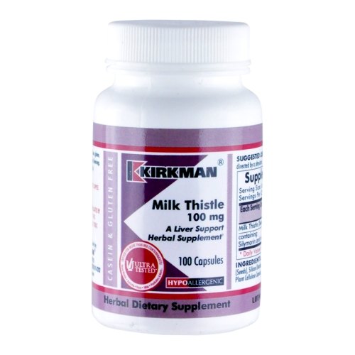 100 capsules Kirkman Milk Thistle 100 mg