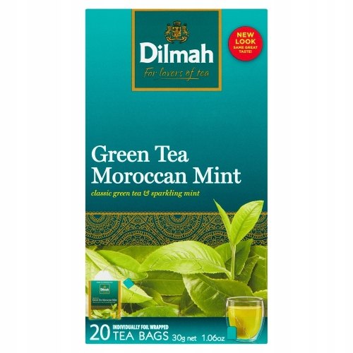 Dilmah Green Tea Moroccan Mint 20 Stücke