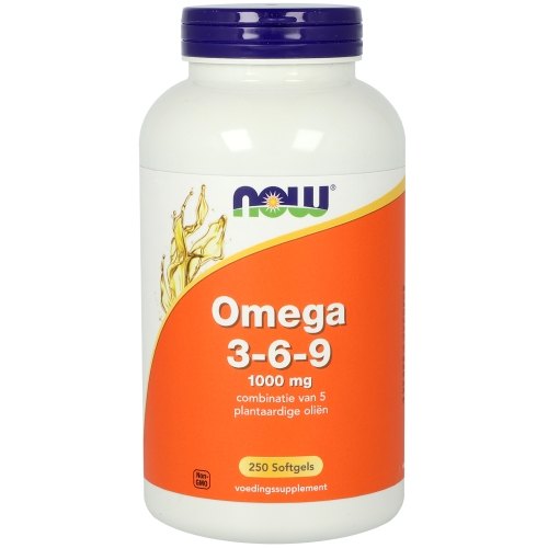 250 Softgels NOW Omega 3-6-9 1000 mg