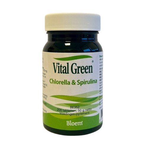 vital-green-chlorella-spirulina-bloem-200-tabletten