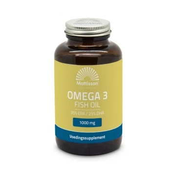 90 Kapseln Mattisson Omega 3 Fish Oil 35% EPA 25% DHA
