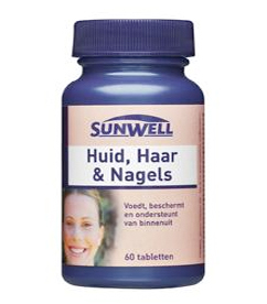 Sunwell Huid Haar Nagels 60 Tabletten