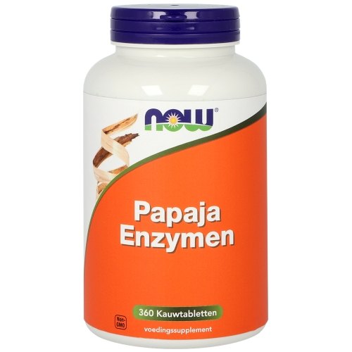 360 Kautabletten NOW Papaja Enzymen