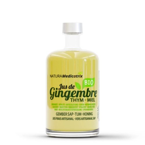 700 ml NaturaMedicatrix Gembersap - Tijm - Honing Biologisch
