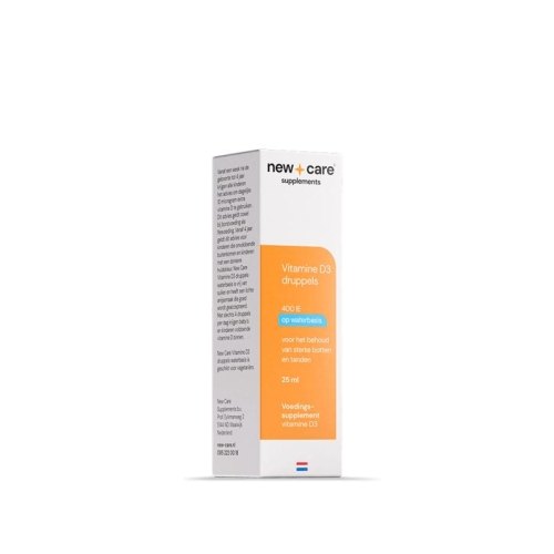 25 ml New Care Vitamine D3 Druppels Waterbasis