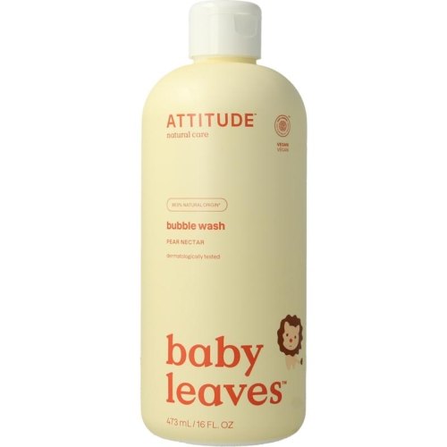Attitude Baby Leaves Bubble Wash Pear Nectar