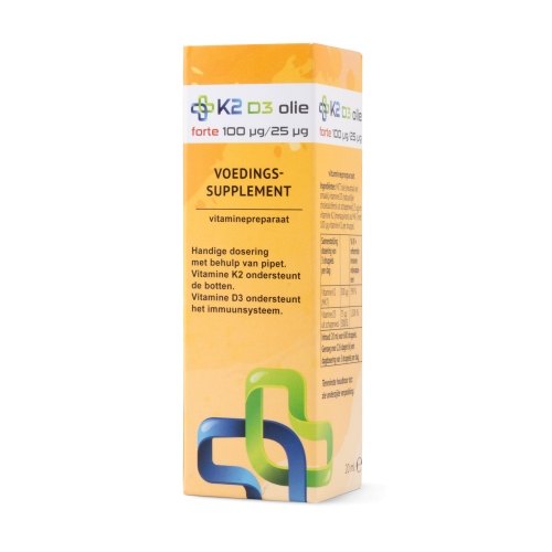 20 Ml K2 Medical Care K2 D3 Olie Forte 10025 mcg