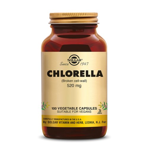 100 capsules Solgar Chlorella 520 mg