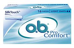 Tampons Pro Comfort Light Days Ob 16 stuks kopen Gezondheid aan huis