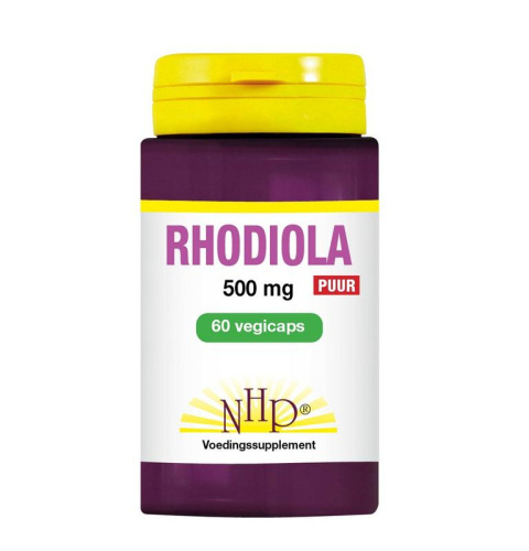 60 Vegicaps NHP Rhodiola 500 mg Puur