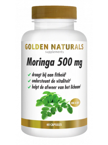 60 capsules Golden Naturals Moringa 500 mg