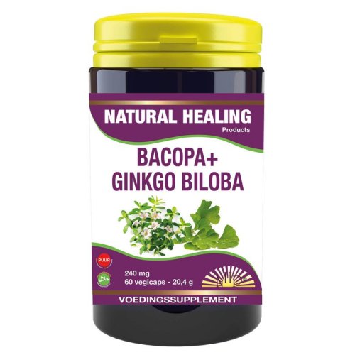 60 capsules NHP Bacopa + Ginkgo Biloba Puur