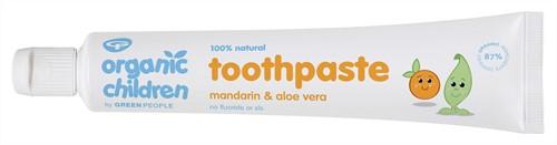 50 ml Green People Organic Children Mandarin Toothpaste (zonder fluoride)