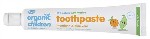 50 ml Green People Organic Children Mandarin Toothpaste (met Fluoride)