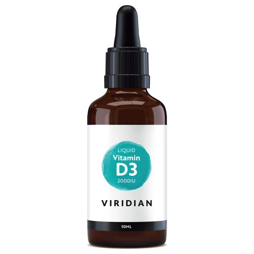 Viridian Liquid Vitamin D3 2000IU Vegan