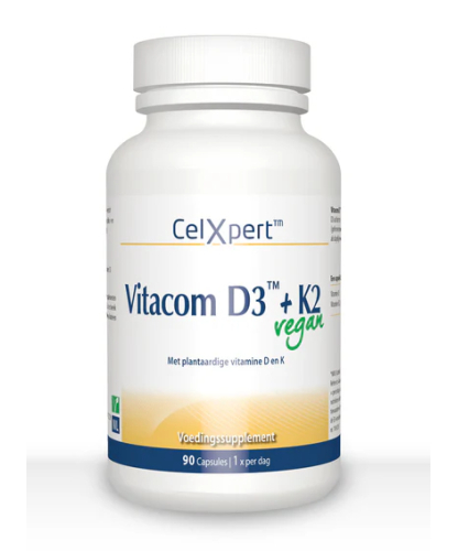 90 Kapseln CelXpert Vitacom D3 + K2 Vegan