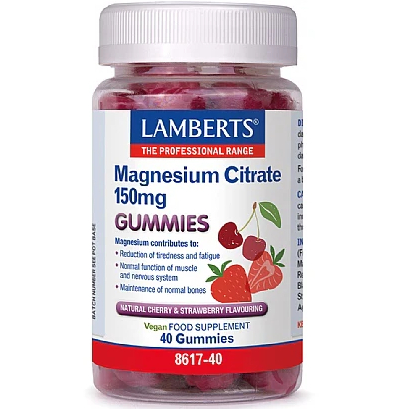 40 gummies Lamberts Magnesium Citraat Gummies