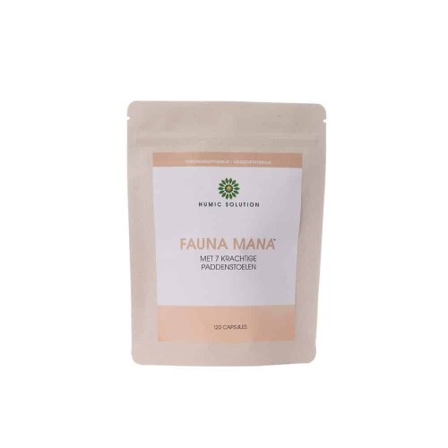 120 Kapseln Humic Solution Fauna Mana met 7 Krachtige Paddestoelen