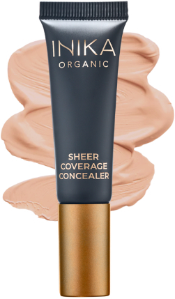 10 Ml Inika Organic Sheer Coverage Concealer - Sand