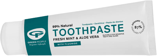 75 ml Green People Toothpaste Fresh Mint & Aloe Vera (met Fluoride)