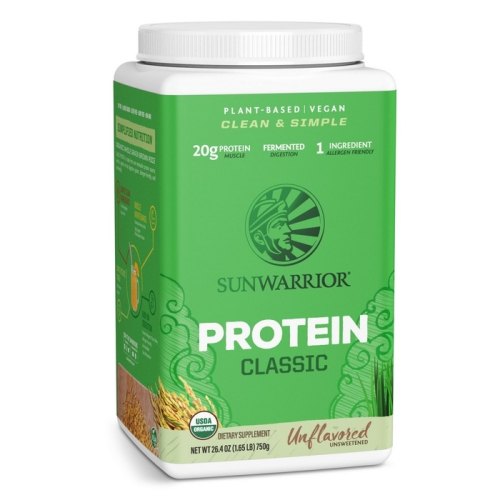750 gram Sunwarrior Classic Protein Natural Biologisch