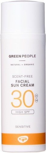 50 ml Green People Scent-Free Facial SPF 30 Sun Cream