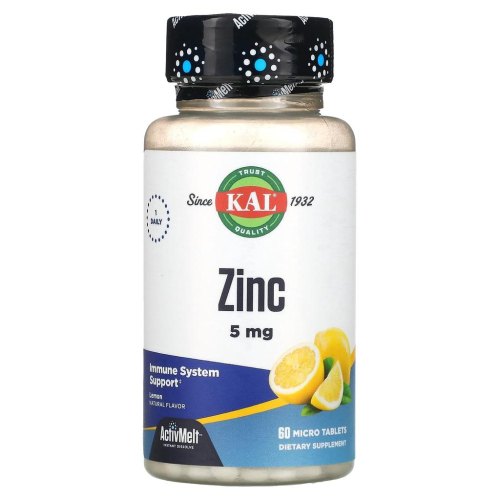 60 tabletten KAL Zinc 5 mg ActivMelt