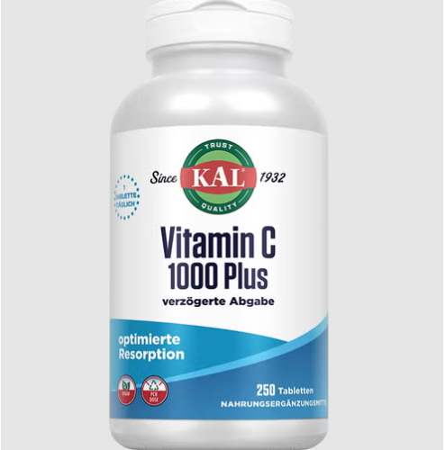 250 tabletten KAL Vitamin C 1000 Plus TR