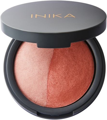 6,5 gram Inika Baked Blush Duo-Burnt Peach