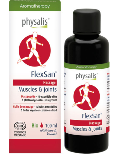 100 ml Physalis Massageolie Flexsan Biologisch