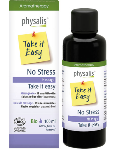100 ml Physalis Massageolie No Stress Biologisch