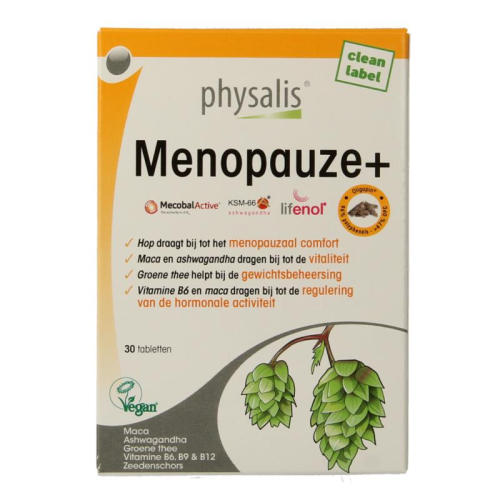 30 tabletten Physalis Menopauze+