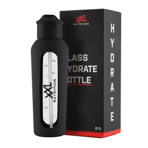 XXL Nutrition Glass Hydrate Bottle Black 1 Stück
