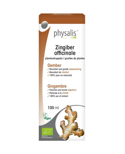 100 ml Physalis Zingiber Officinale Biologisch