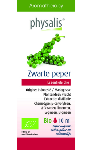 10 ml Physalis Zwarte Peper Biologisch