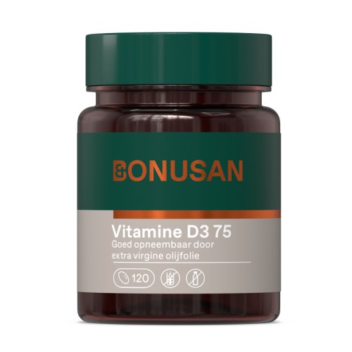 Bonusan Vitamine D3 75 120 capsules
