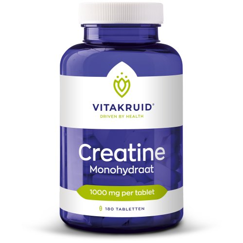 Vitakruid Creatine Monohydraat Tabletten 180 Tabletten