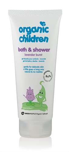 200 ml Green People Organic Children Bath & Shower Lavender Burst