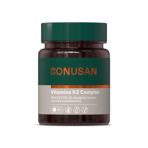 60 tabletten Bonusan Vitamine K2 100 mcg Plus