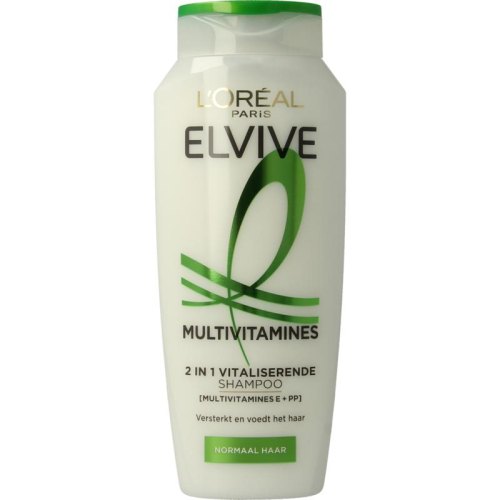 L'Oreal Elvive Shampoo Multivitaminen 2-in1 250 Ml