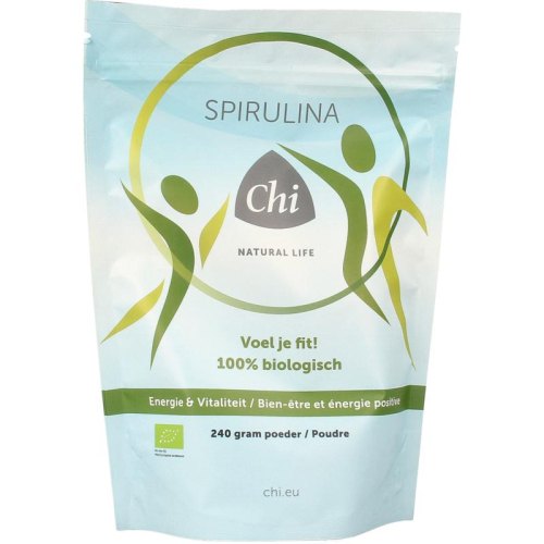 240 Gramm Chi Spirulina Poeder Biologisch