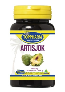 50 capsules Toppharm Artisjok 1500 mg