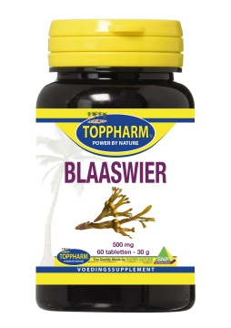 60 tabletten Toppharm Blaaswier 500 mg