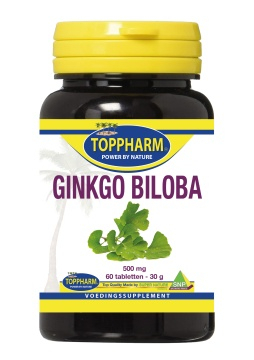 60 tabletten Toppharm Ginkgo Biloba 500 mg